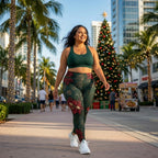 Modern Holiday Luxe High Waist Leggings