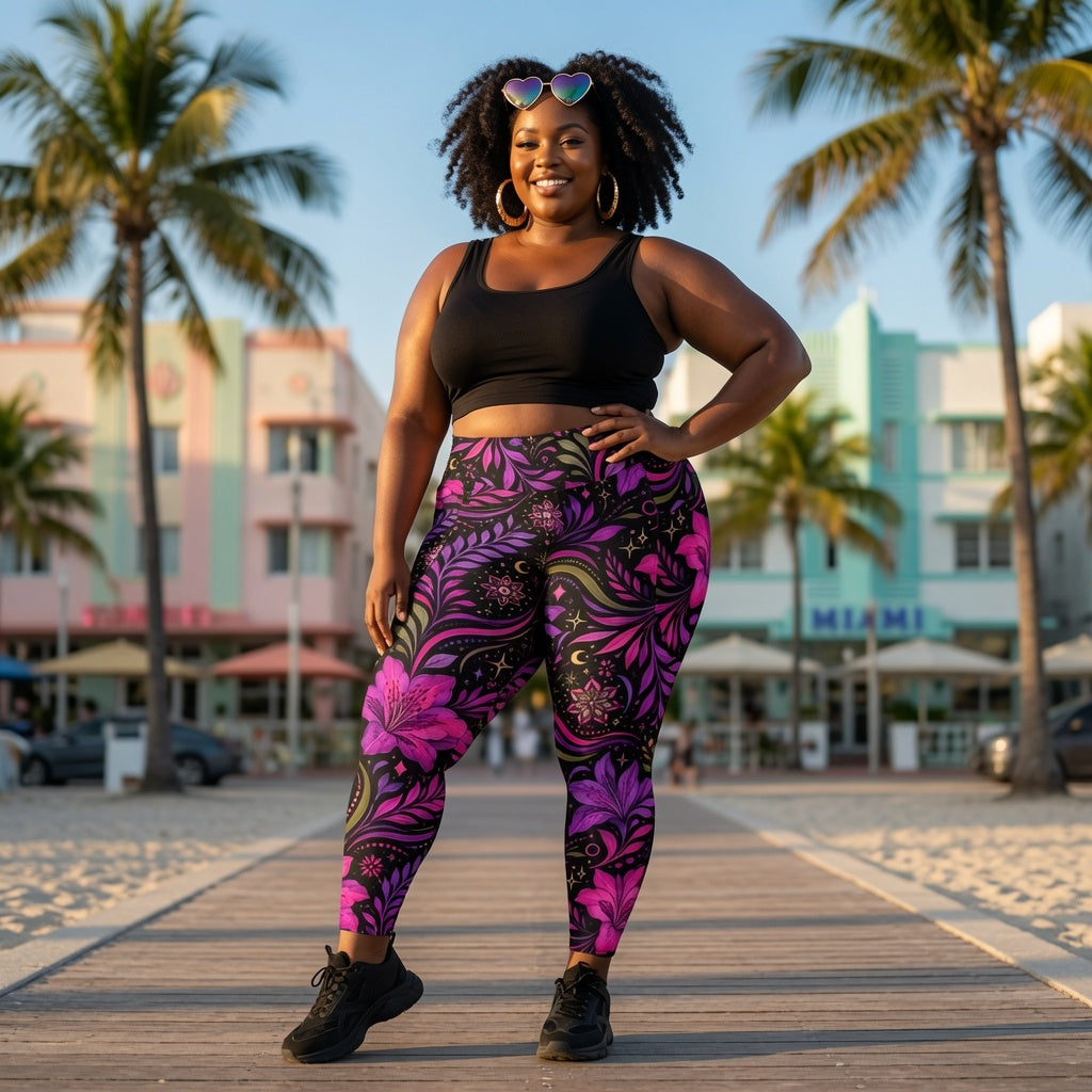 Fuchsia Wilds Pocket Legging