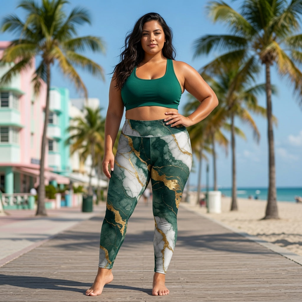 Jade Luxe High-Waist Leggings