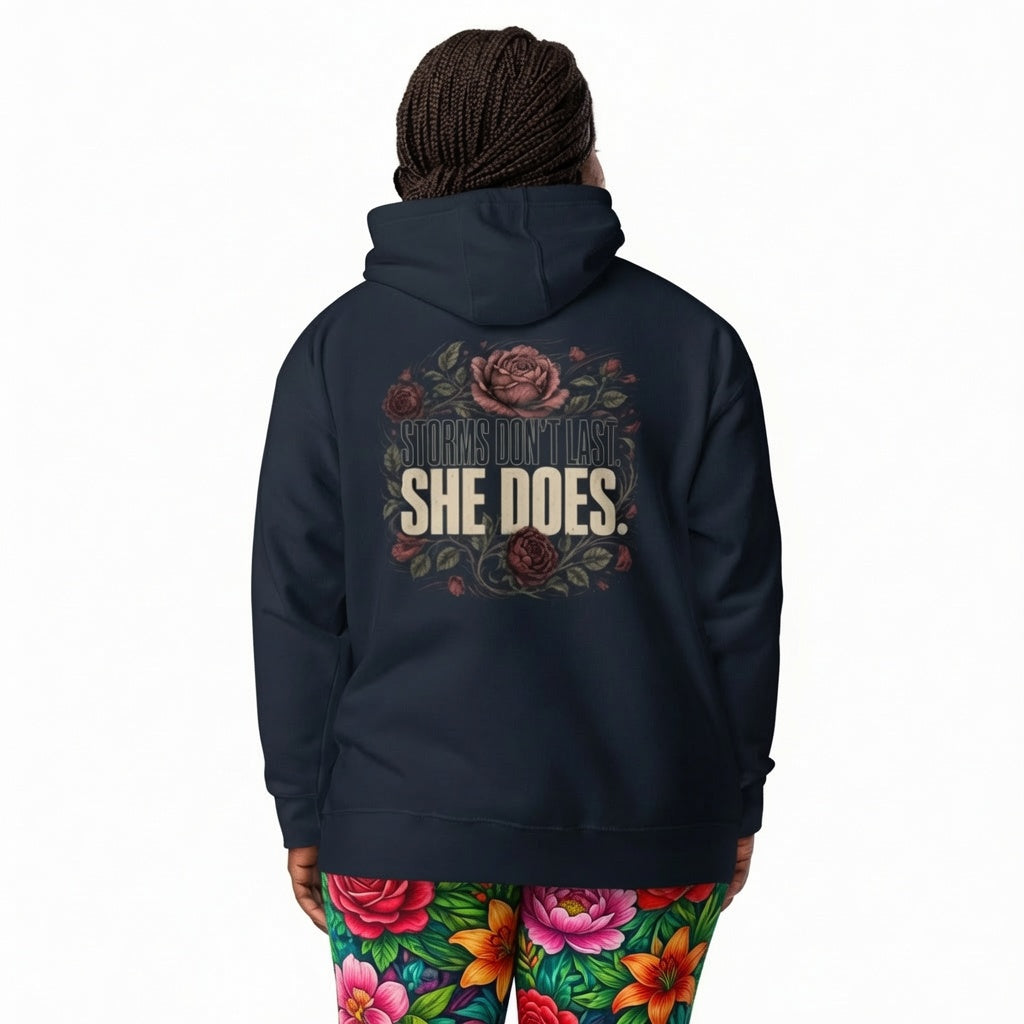 She Does. Pullover Hoodie