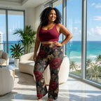 Midnight Holiday Flare Yoga Pants