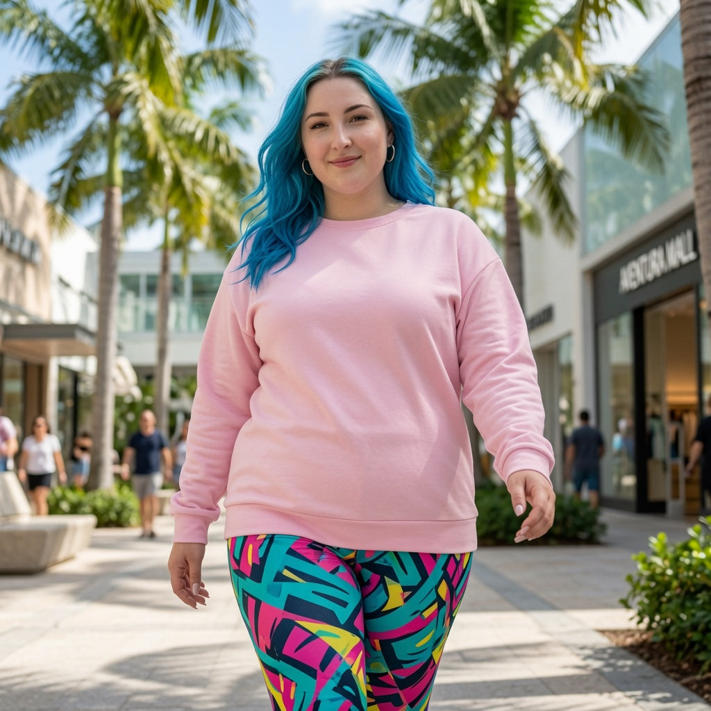 Pale Pink Sweatshirt – Prism Bold Match