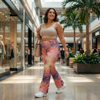 Sunset Palms Flare Pants