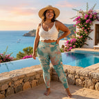 Coastal Boho Pocket High-Waist Leggings