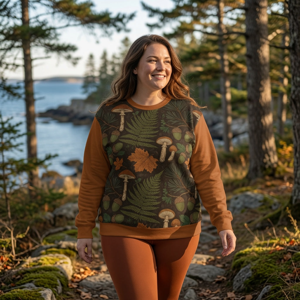 Cozy Forest Crewneck Sweatshirt