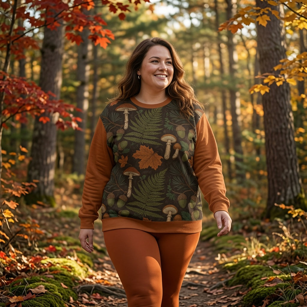 Cozy Forest Crewneck Sweatshirt