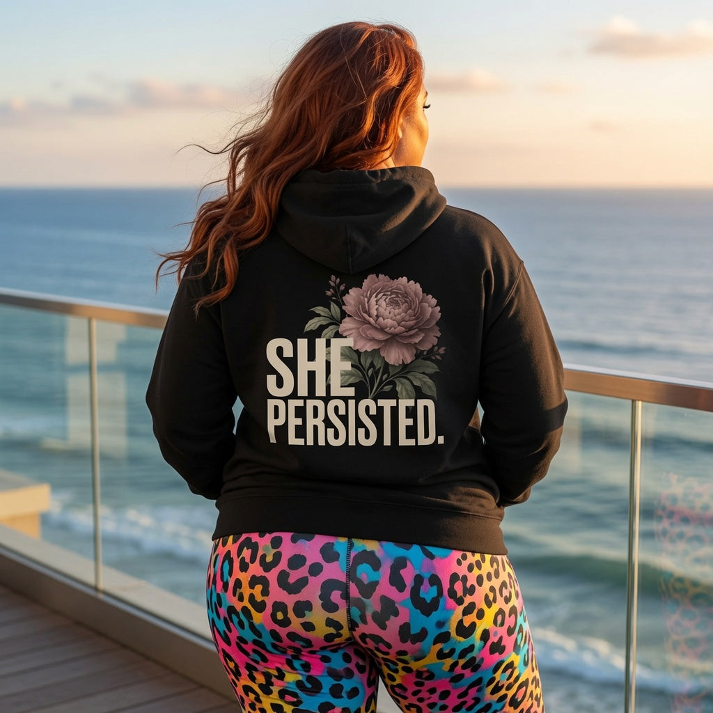 She Persisted Pullover Hoodie