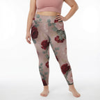 Romantic Roses High Waist Leggings