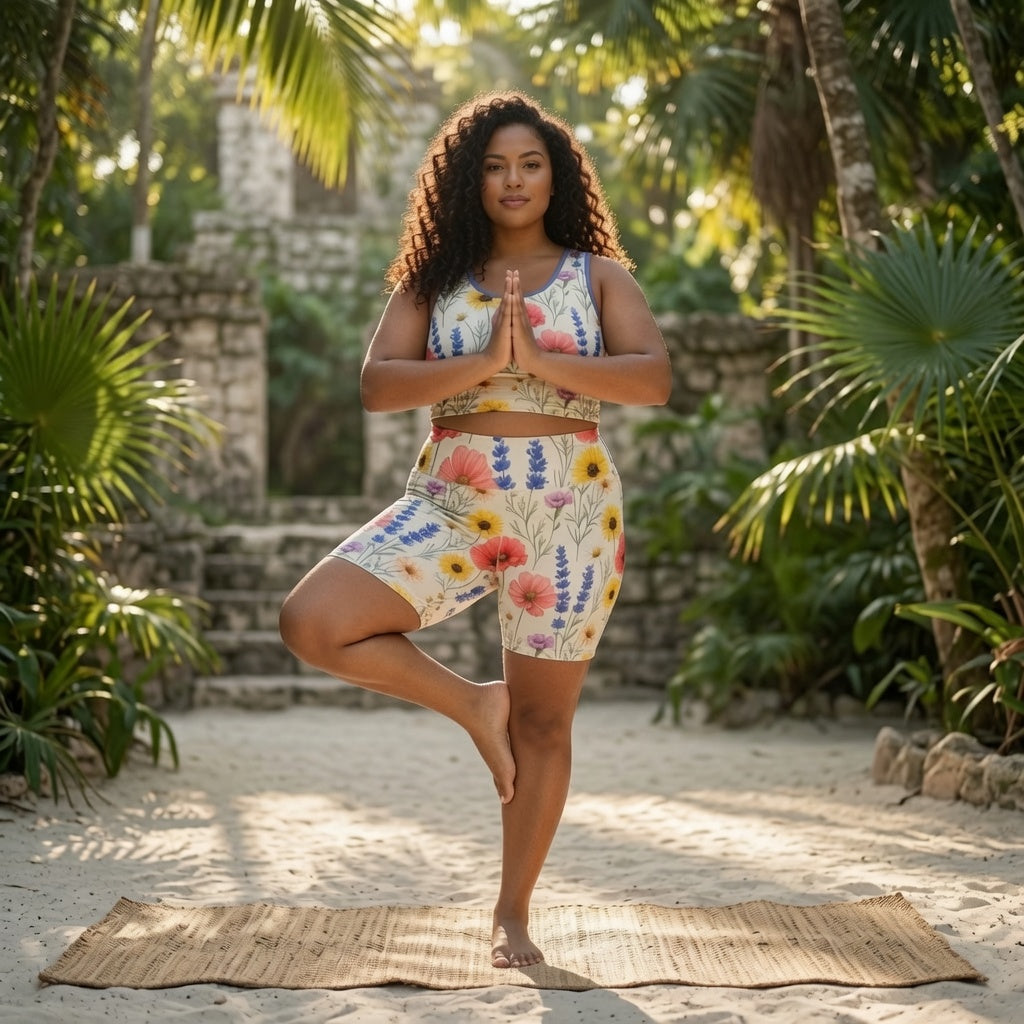 Wildflower Riviera Yoga Set