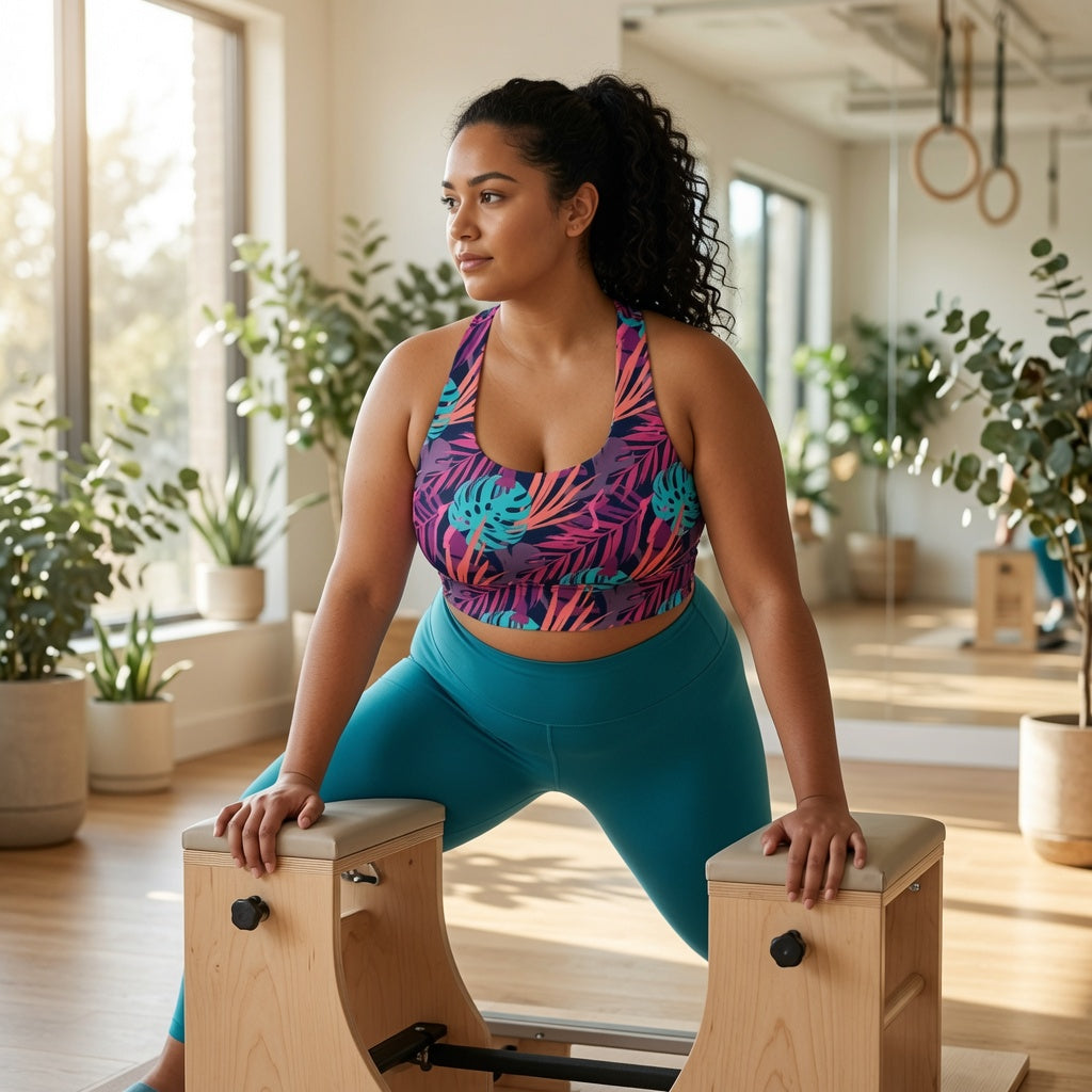 Neon Tropics Full-Coverage Bra
