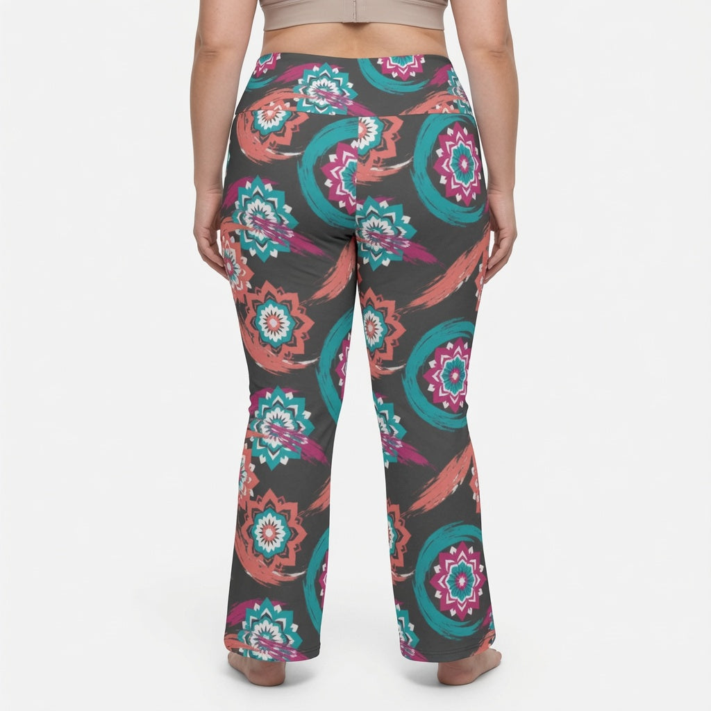 Fiesta Mandala Flare Yoga Pants