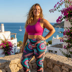 Fiesta Mandala Flare Yoga Pants
