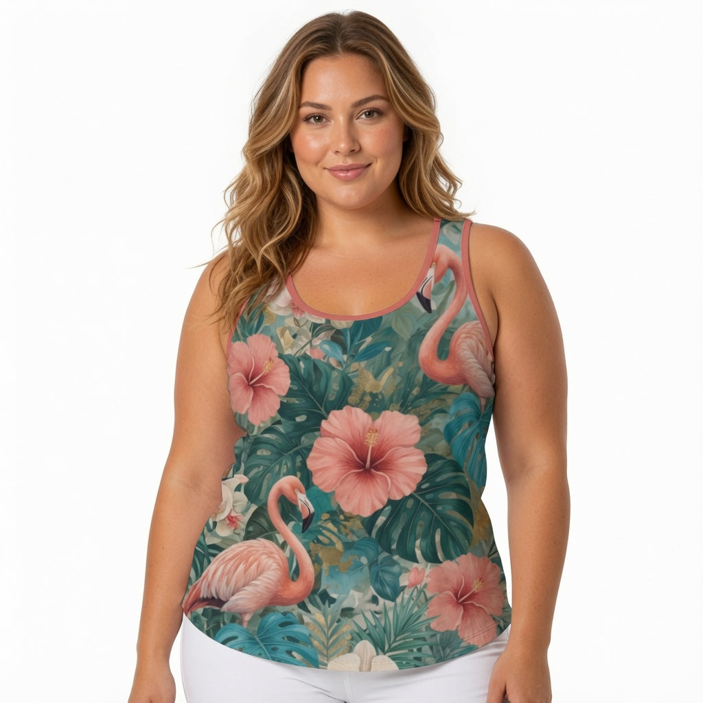 Flamingo Oasis Tank Top