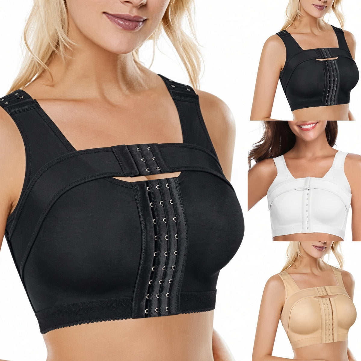 Renata Front-Hook Wire-Free Bra