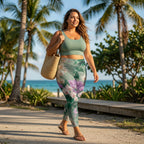 Orchid Paradise High Waist Leggings