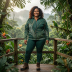 Kalani Modern Palm Luxe Track Jacket