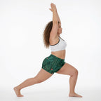 Exotic Garden Yoga Shorts