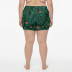 Exotic Garden Yoga Shorts