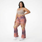 Sunset Palms Flare Pants