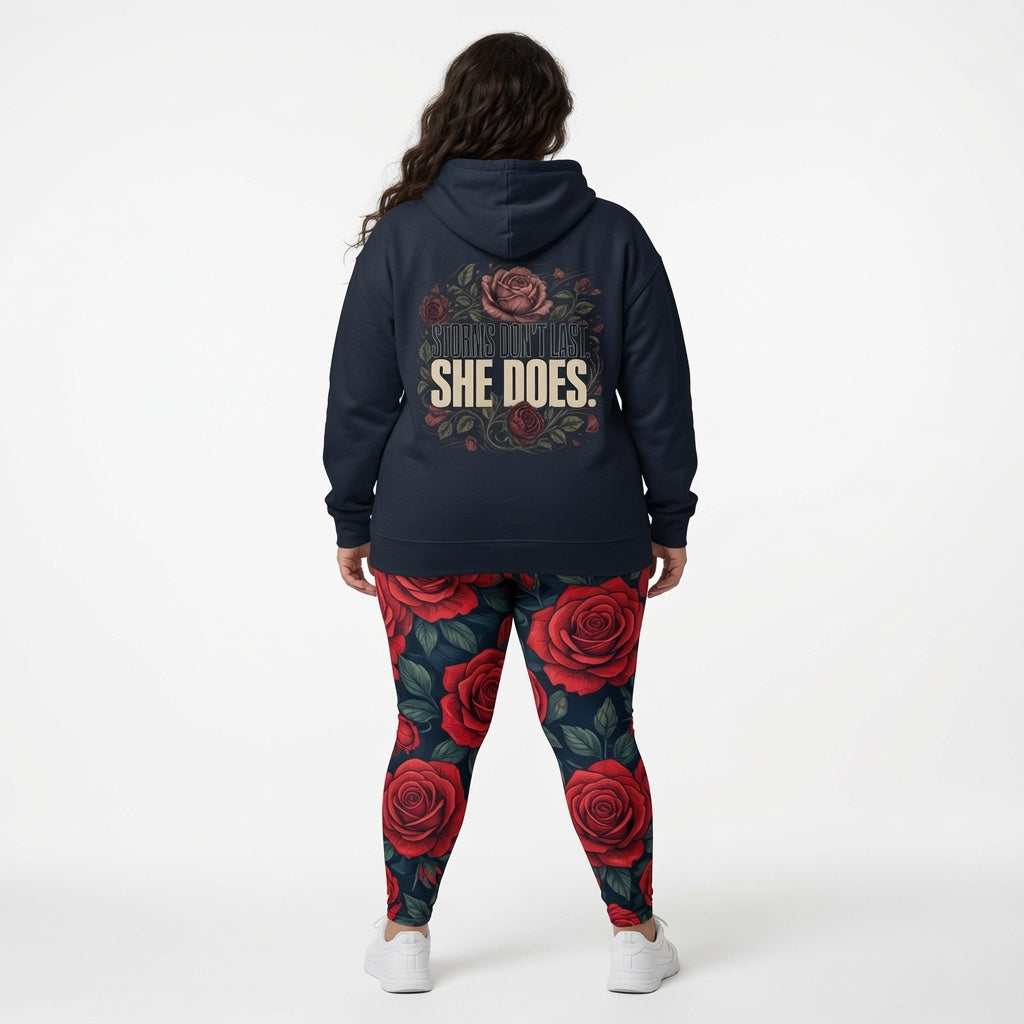 She Does. Pullover Hoodie