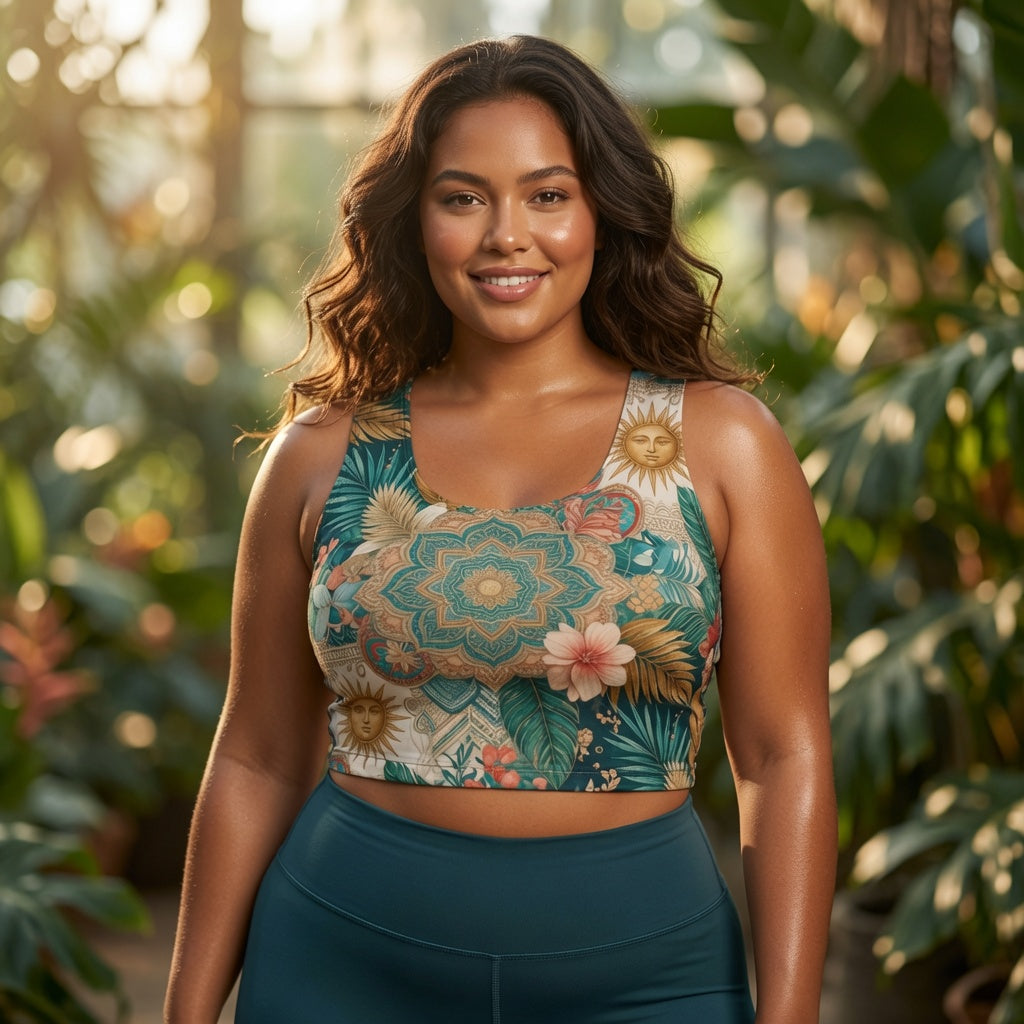 Wanderlust Luxe Back-Cross Sports Bra