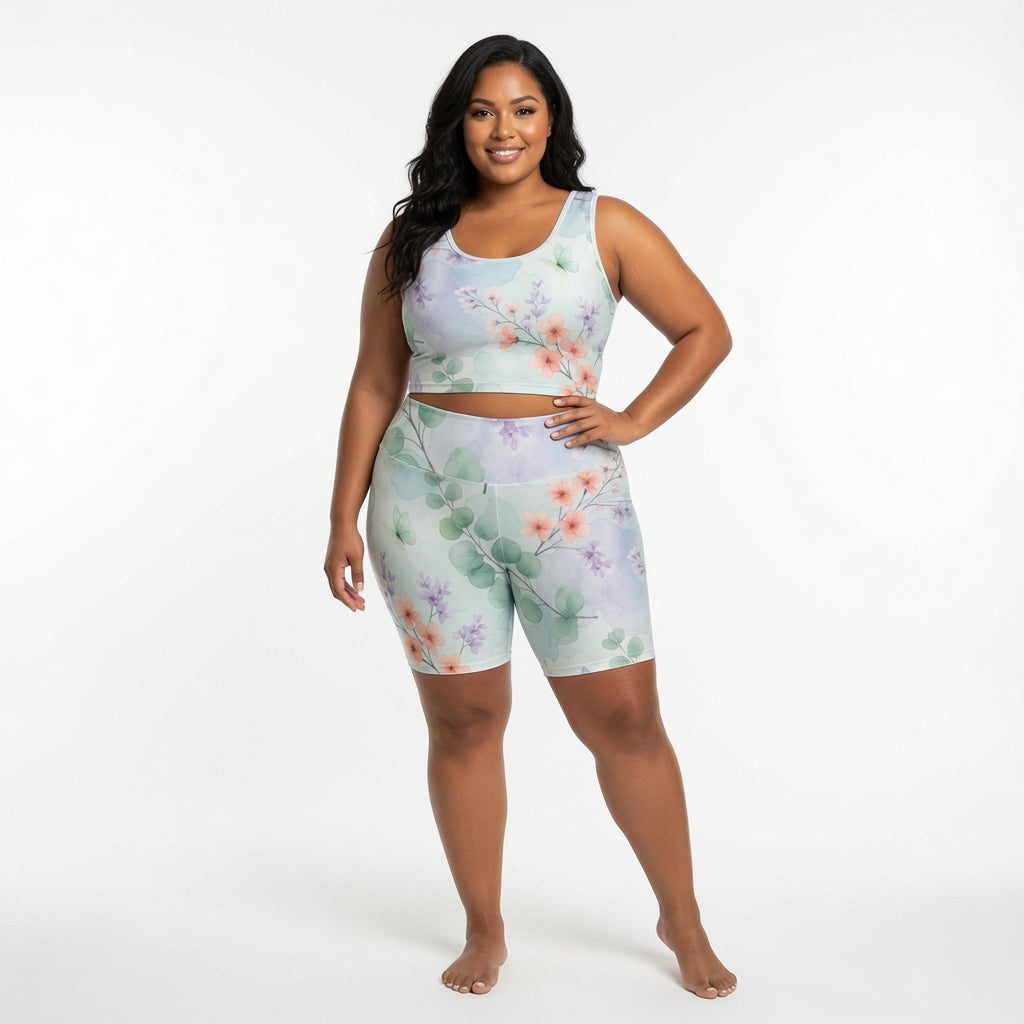Spring Energy All-Over Print Women's Yoga Set