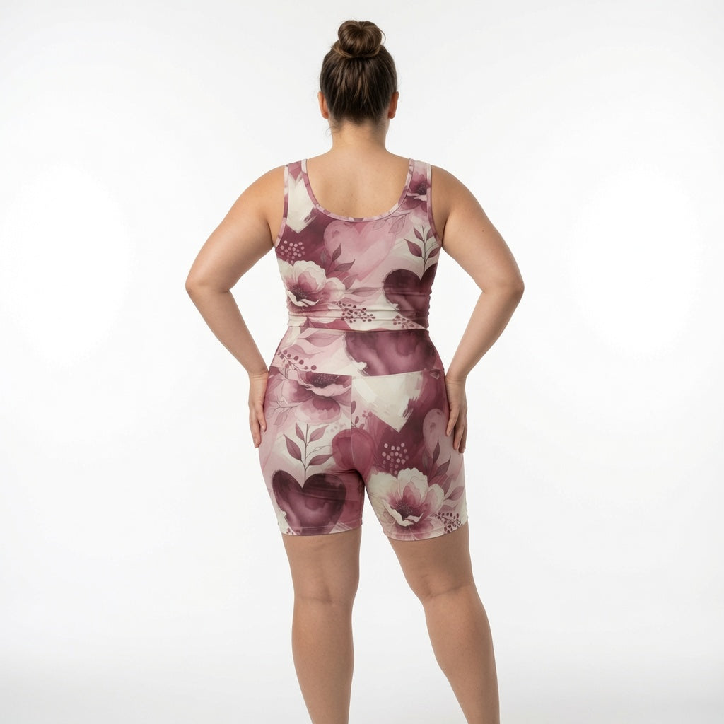 Modern Love Floral Yoga Set