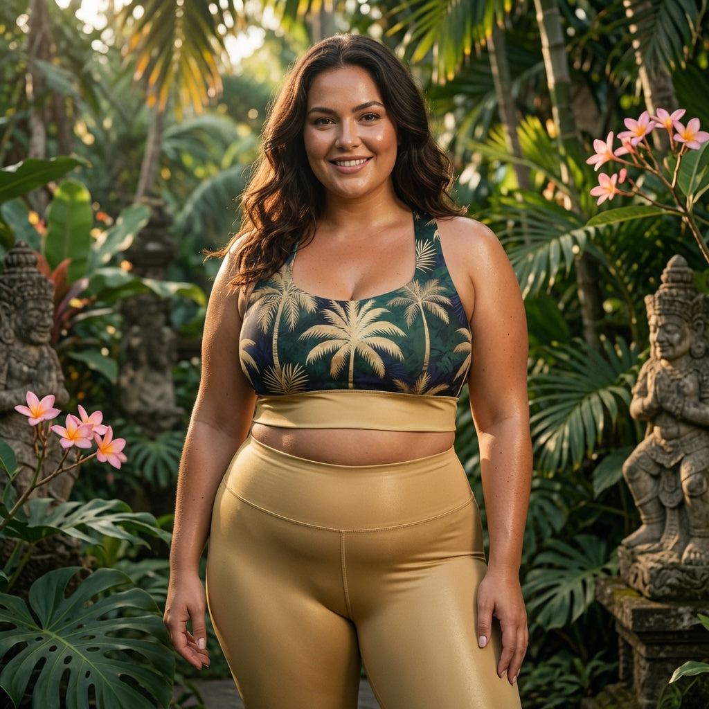 Palm Noir High Intensity Sports Bra