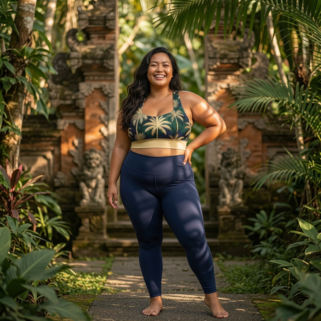 Palm Noir High Intensity Sports Bra