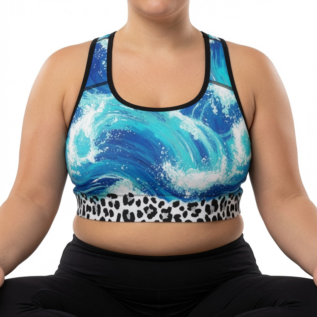Tidal Wave Padded Sports Bra