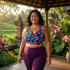 Pixel Burst Full-Coverage Bra