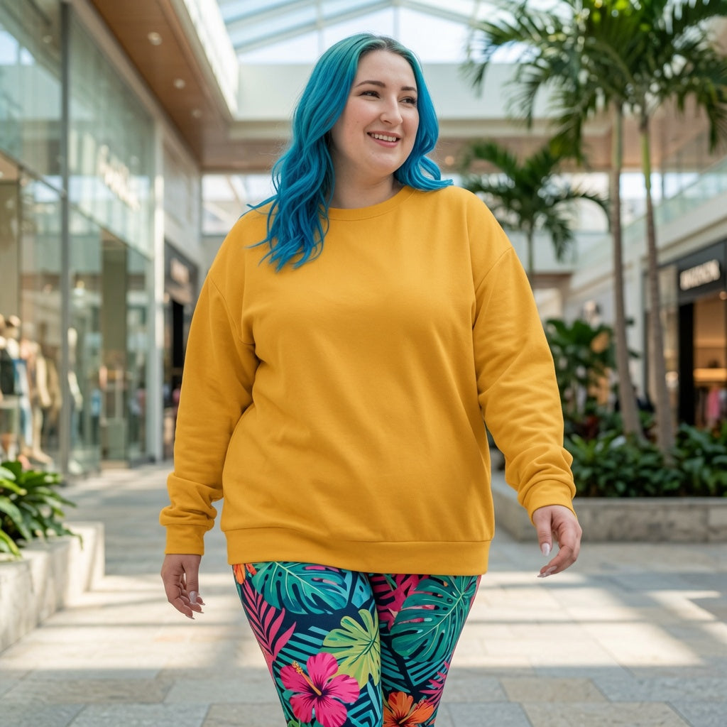 Golden Yellow Sweatshirt – Jungle Luxe Match