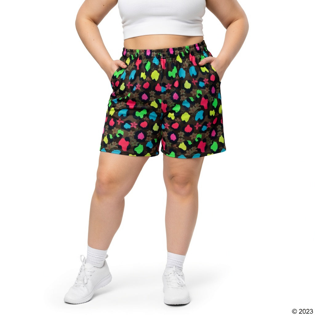 Camo Leopard Mesh Shorts