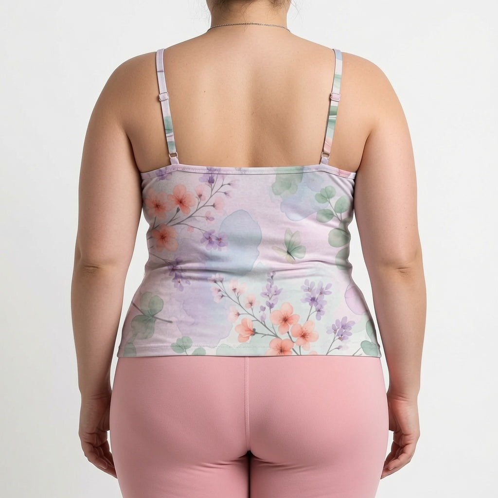Garden Morning Spaghetti Strap Tank Top
