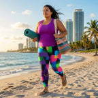 Pixel Burst Pocket Leggings
