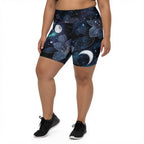 Moonshard High-Waist Biker Shorts