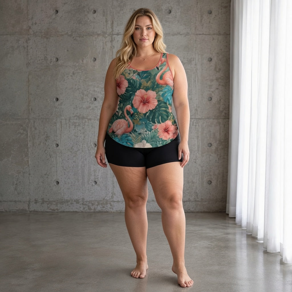 Flamingo Oasis Tank Top