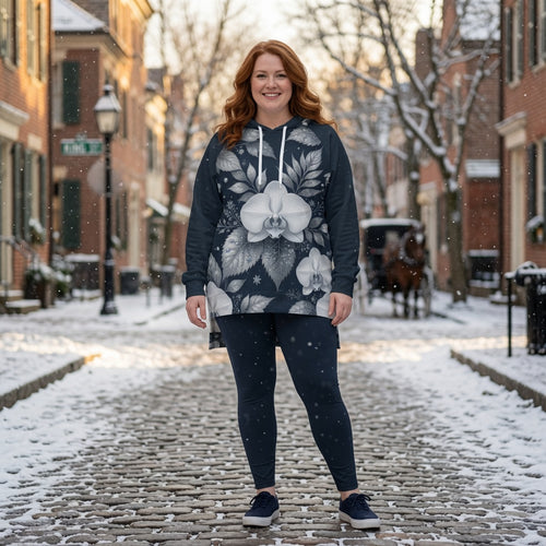 Bold Print Stretch Hoodie Set