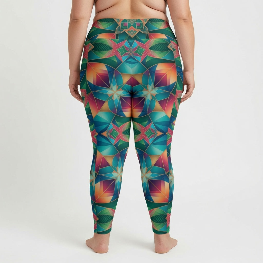 Kaleidoscope Resort High Waist Leggings