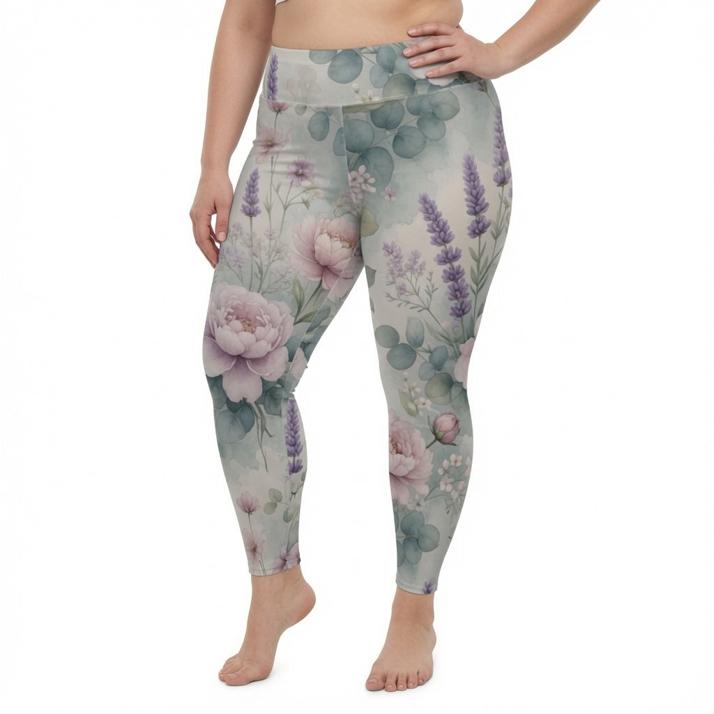 Lavender Bloom Retreat Leggings