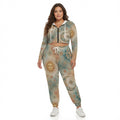 Sun Goddess Crop Hoodie Jogger Set
