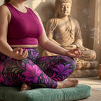 Mystic Bloom Plus Size Leggings