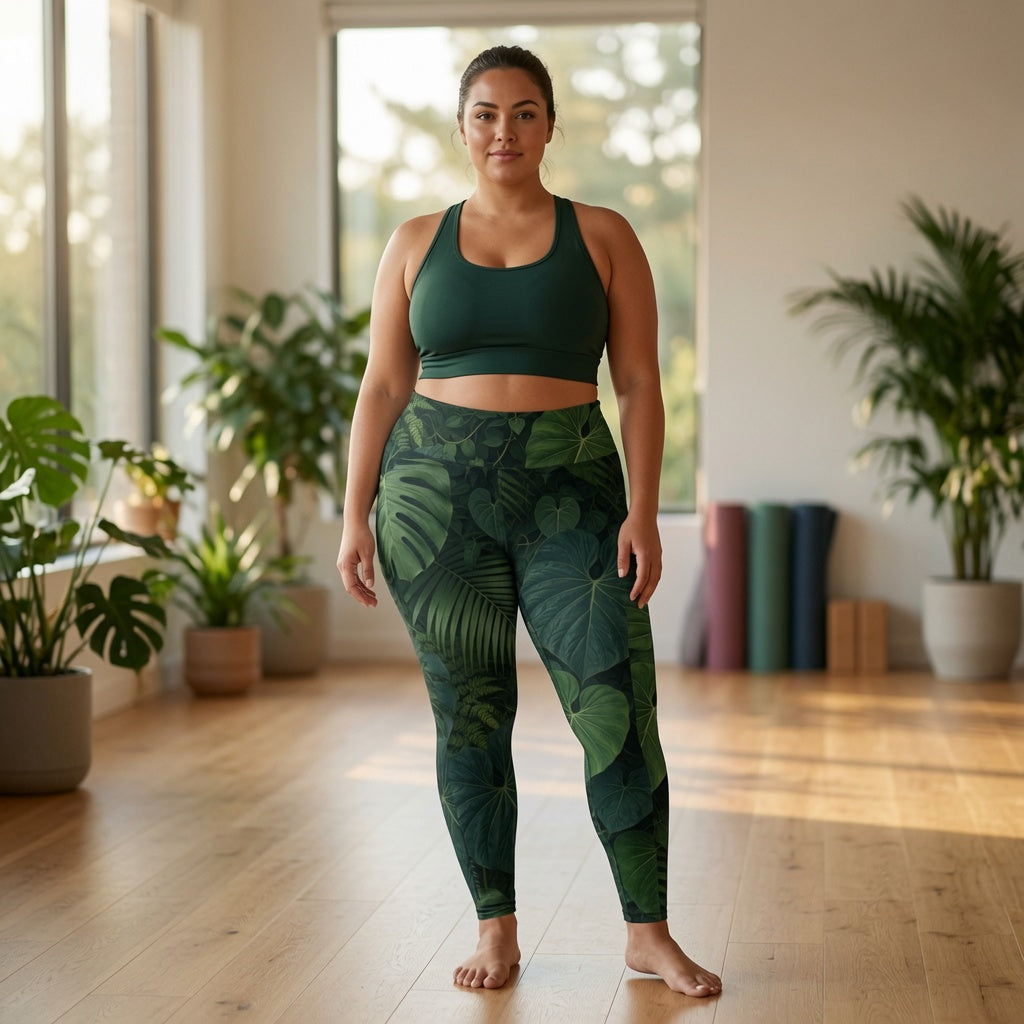 Wild Rainforest High-Waist Pocket Leggings