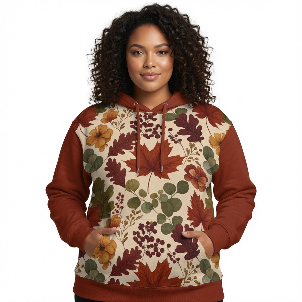 Autumn Botanicals Pullover Hoodie