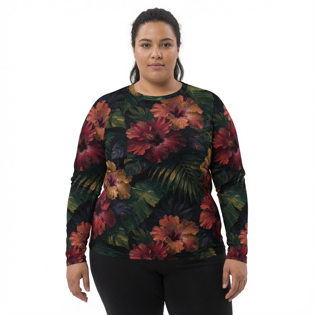 Midnight Bloom Performance Top