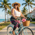 Midnight Peony Luxe High Waist Leggings