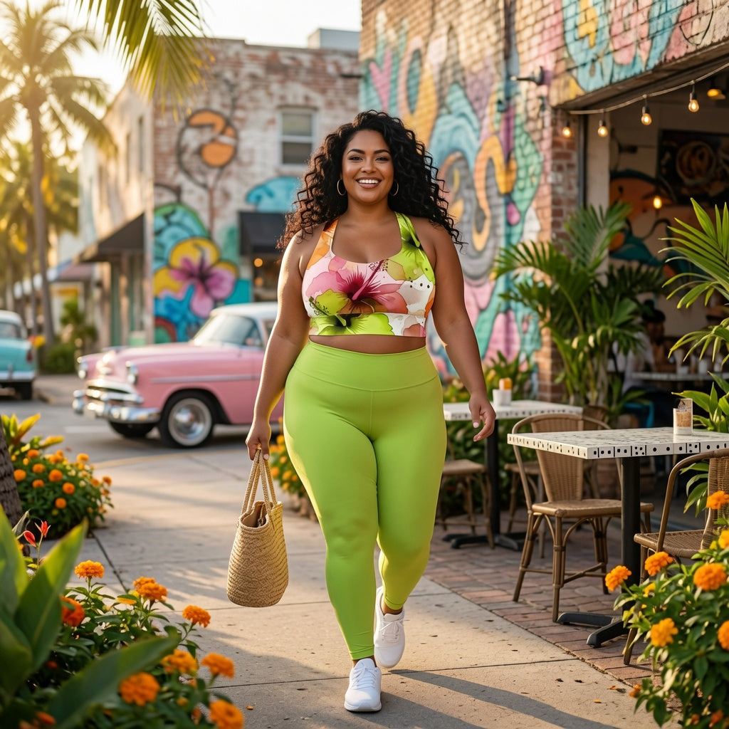 Hibiscus Bloom High Impact Bra
