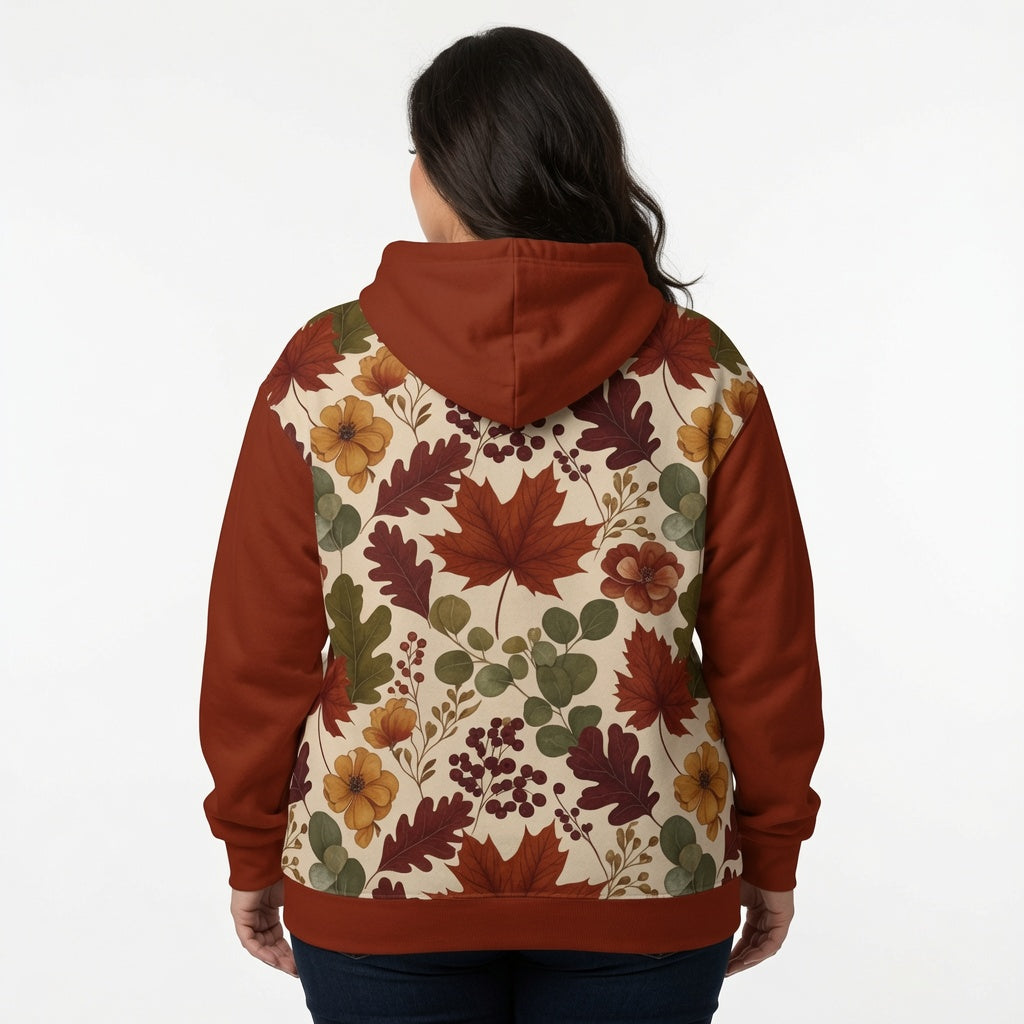 Autumn Botanicals Pullover Hoodie