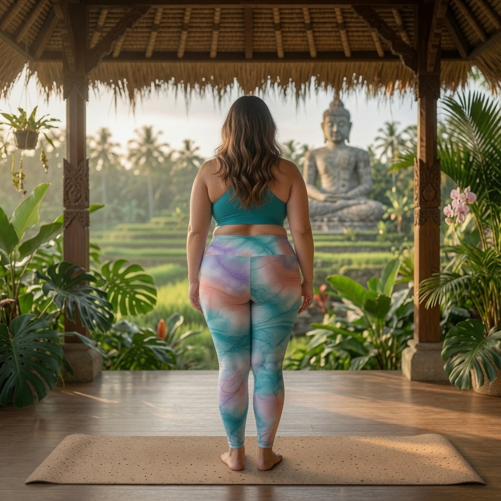 Sunset Tie Dye High-Waist Leggings