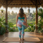 Sunset Tie Dye High-Waist Leggings